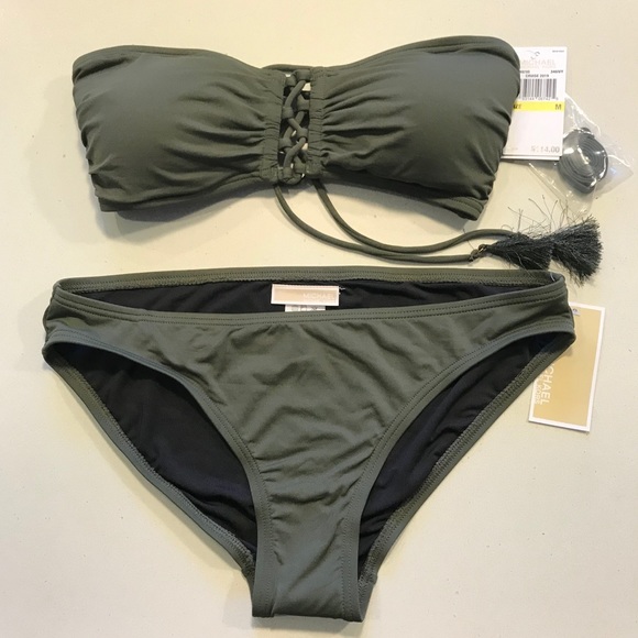 MICHAEL Michael Kors Other - Michael Kors Front/Back Lace Up Bikini
